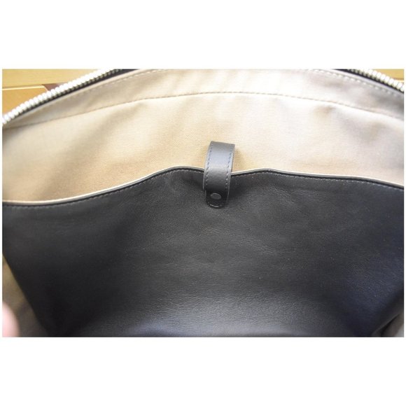 BURBERRY Ainsworth Leather Briefcase Bag Black - Picture 10 of 12